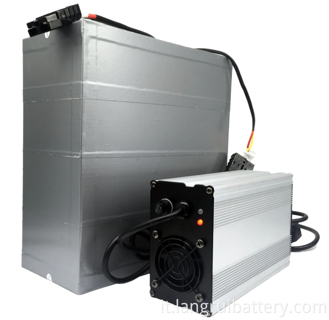 Batteria di litio prismatica di grado di vendita di vendita di fabbrica A 60V per accumulo di energia